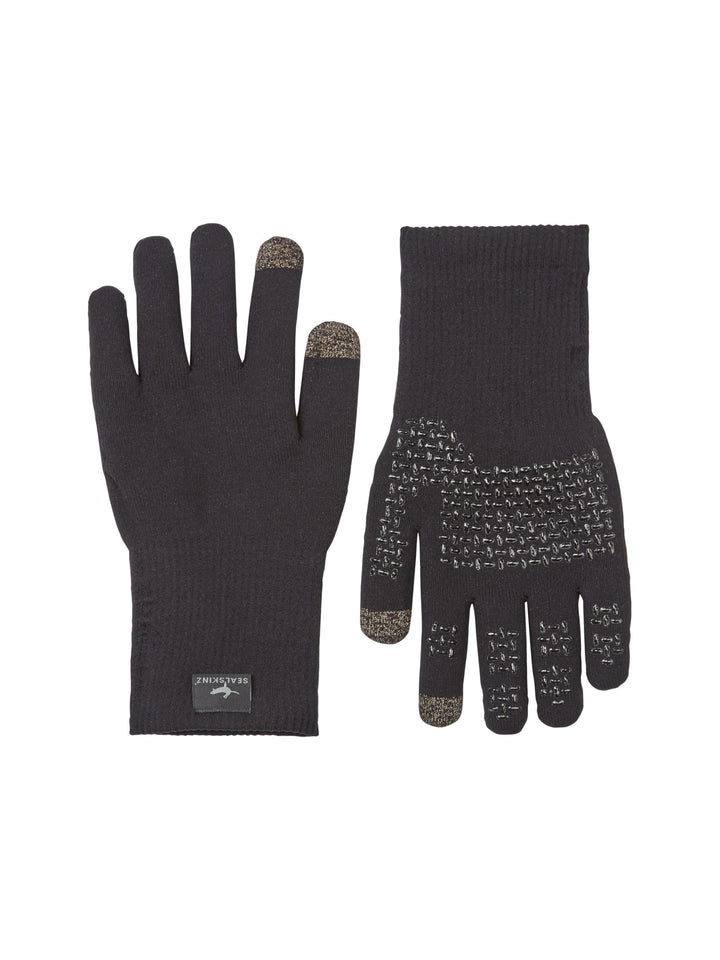 SEALSKINZ Unisex Allwetter Ultra Grip-Strickhandschuh S Schwarz, S Schwarz