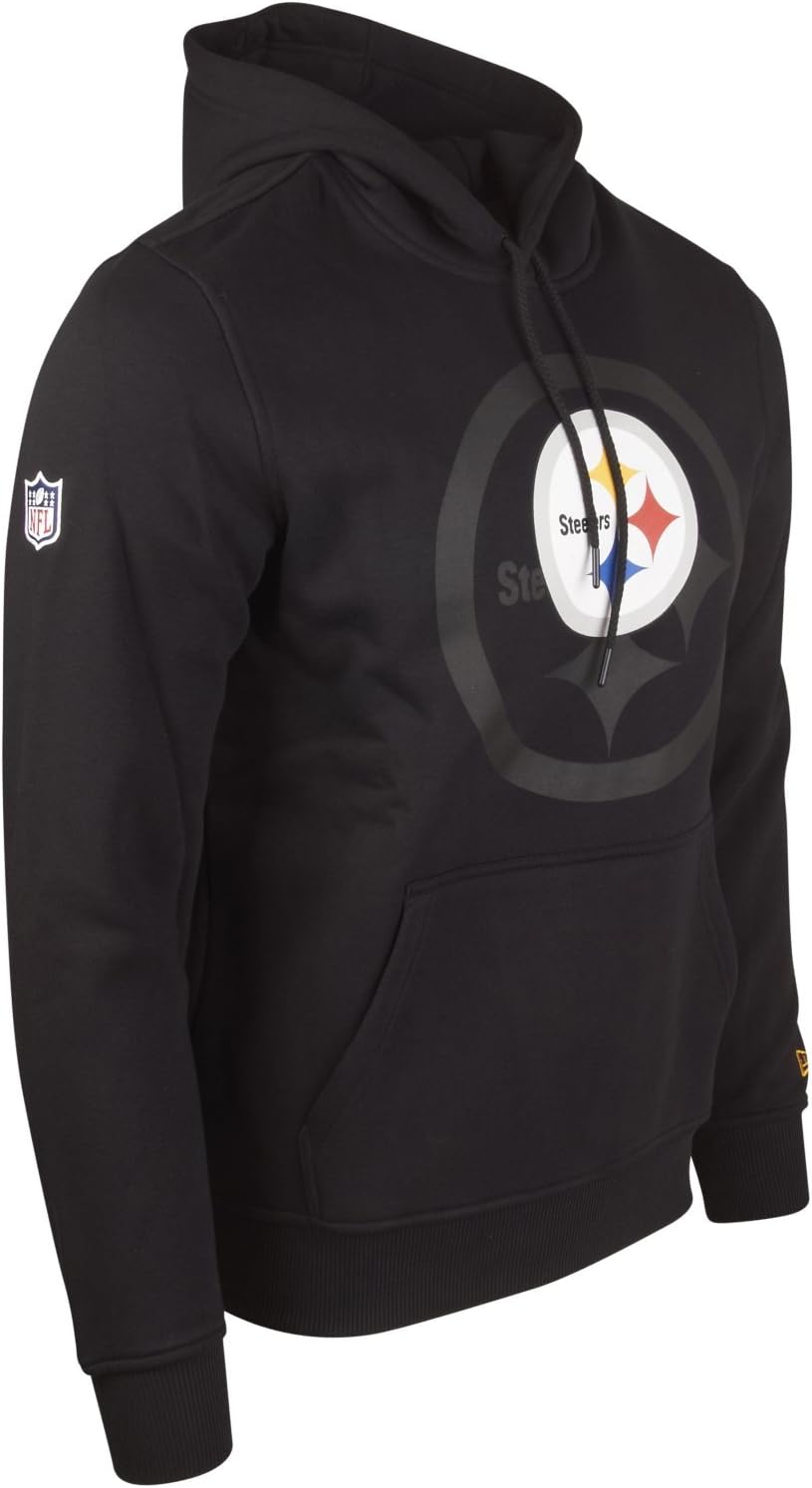 New Era Fleece Hoody - NFL Pittsburgh Steelers 2.0 schwarz M, M
