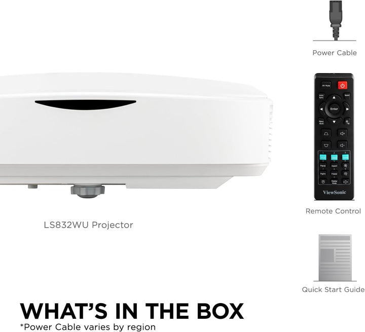 Viewsonic Beamer LS832WU Laser Helligkeit: 5000lm 1920 x 1200 WUXGA 3000000 : 1 Weiss
