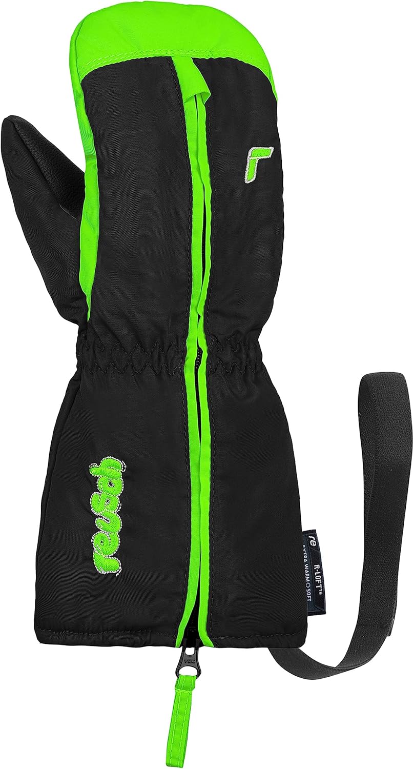 Reusch Unisex – Babys Kleinkinder Fäustlinge Tom Mitten Warm, Wasserdicht, Extra Atmungsaktiv Schwar