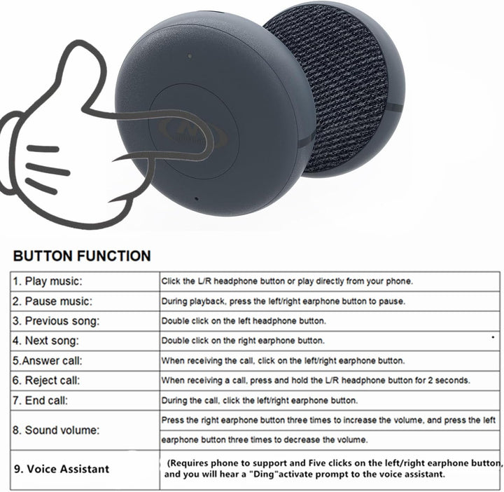 Outdoor Sports Ski/Lautsprecher für Fahrradhelme- True Wireless Bluetooth 5.3 Helm-Lautsprecher für