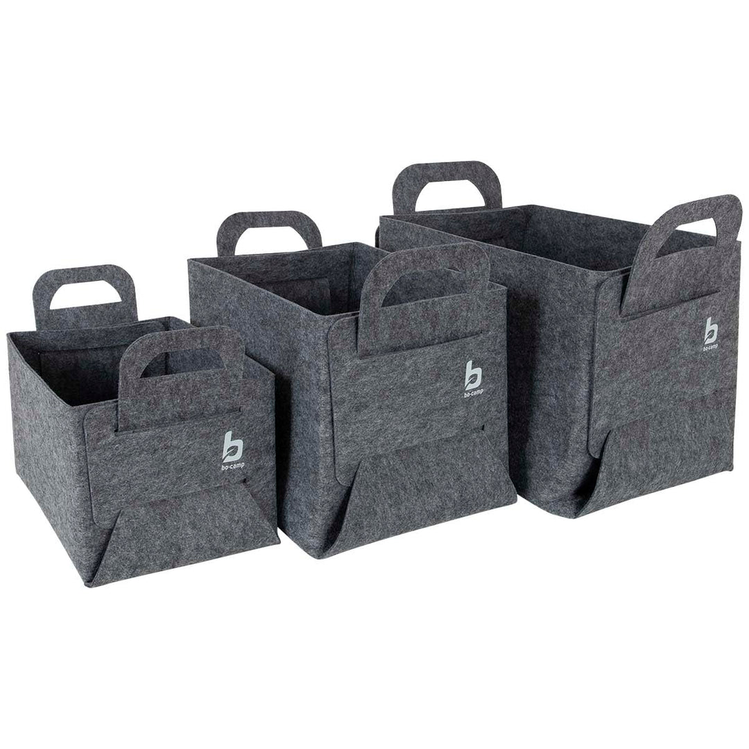 Bo-Camp Urban Outdoor Collection - Korb - Barnsbury - Filz - 3-teilig