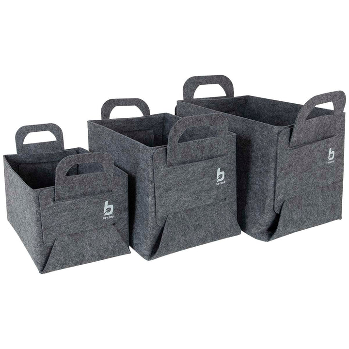 Bo-Camp Urban Outdoor Collection - Korb - Barnsbury - Filz - 3-teilig