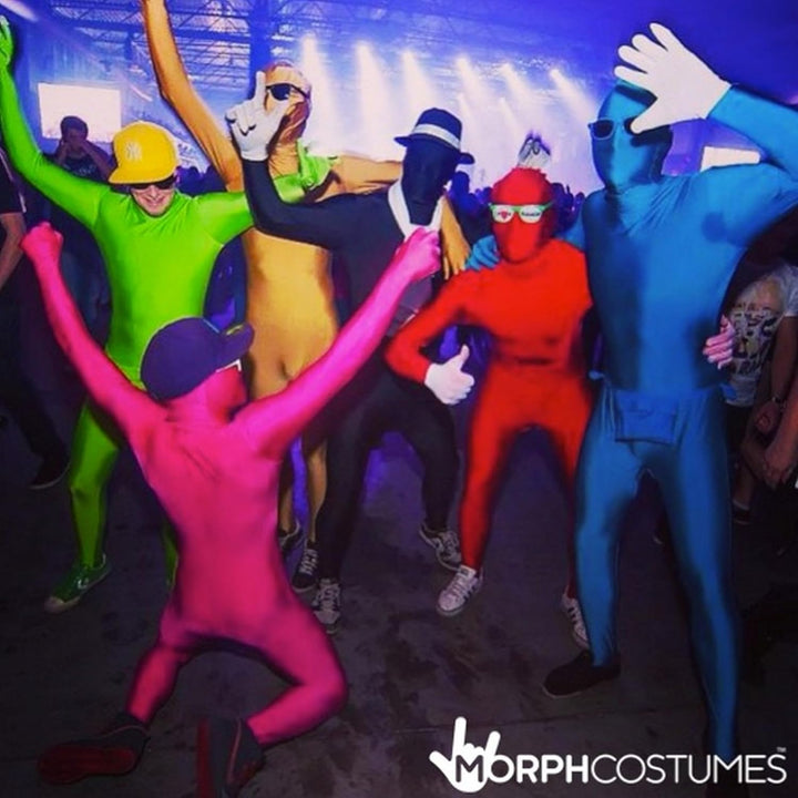 Morphsuits Ganzkörperanzug Herren Schwarz, Body Suit, Grösse XL, XL