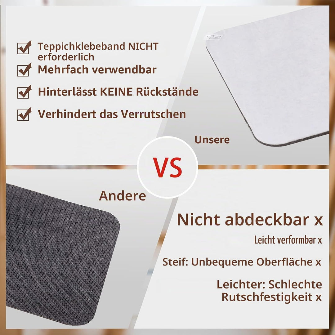 MBIGM 15er Set Stufenmatten 20 cm X 76 cm Treppenteppich Selbstklebend Sicherheit Stufenteppich für