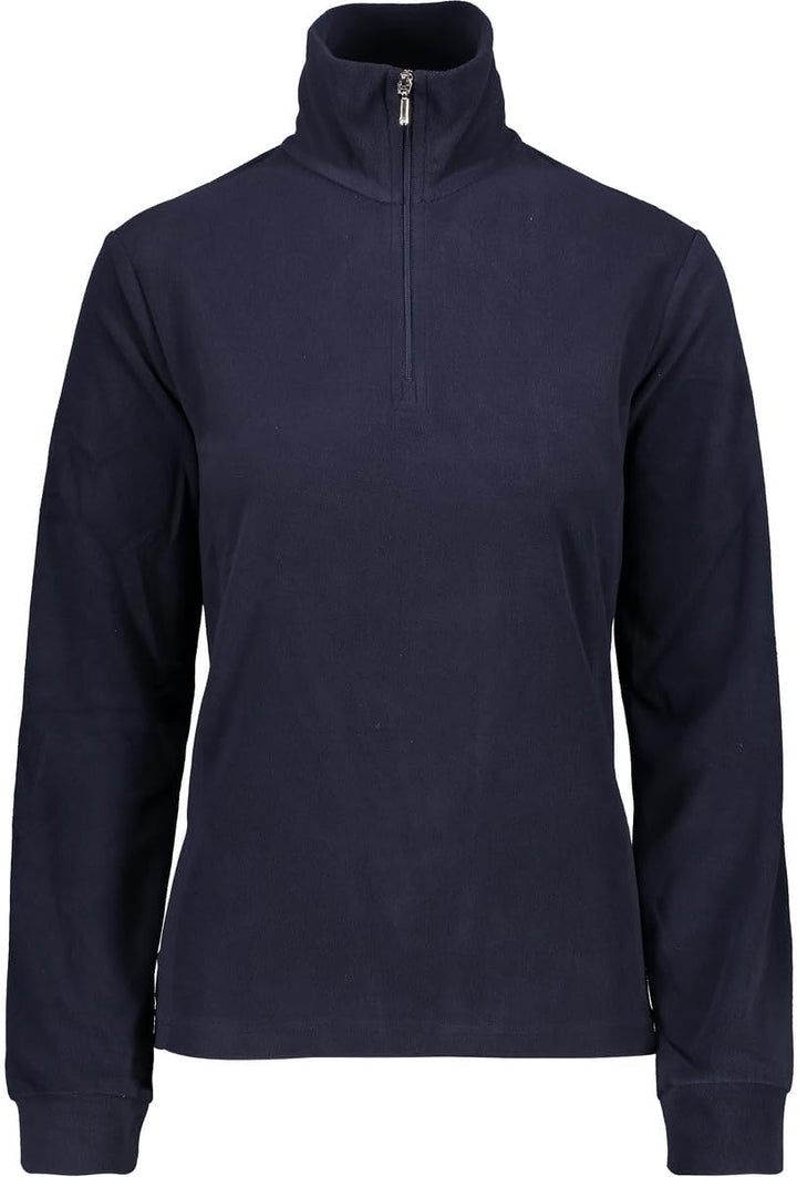 CMP Damen Funktions Fleece Sweatshirt 4XL Schwarz Blau, 4XL Schwarz Blau