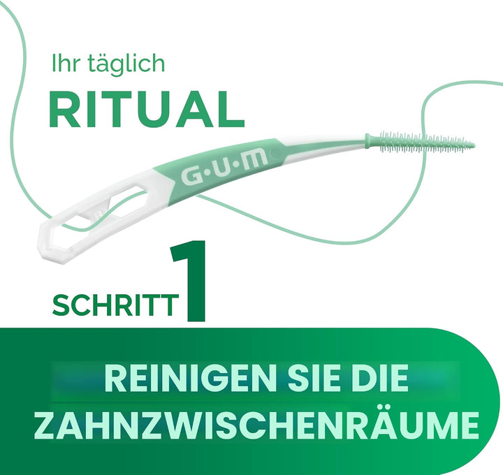 GUM SOFT-PICKS PRO Interdentalreiniger | gebogene Form für leichten Zugang zu schwer zugänglichen St