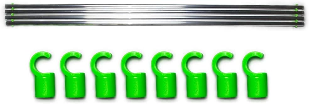 growber - Fixture Poles Für 22mm Zeltstangen - Stangen Set für Growbox und Growzelt