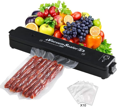 Vakuumiergerät für Lebensmittel, 2 in 1 Professionelle Vakuumiermaschine, tragbare Vakuumiermaschine