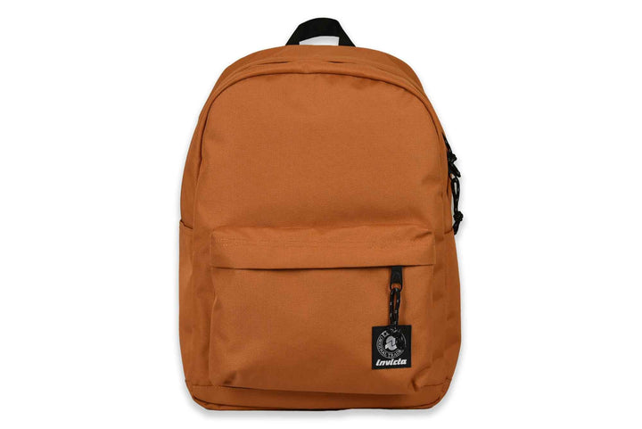 CARLSON INVICTA PLAIN Rucksack aus nachhaltigem Stoff, Geräumige Schultasche für Teenager, Mädchen u