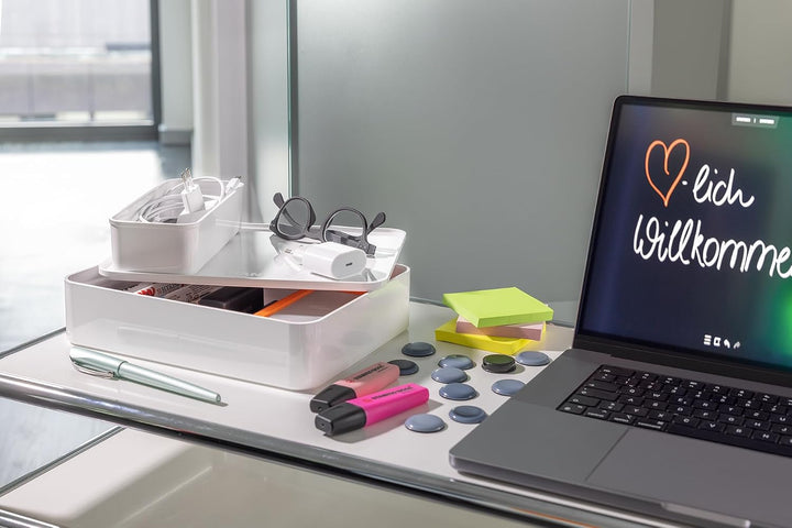 HAN Schubladenbox Allison SMART-ORGANIZER Utensilienbox mit Innenschale und Deckel/Serviertablett, s