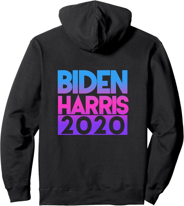 Retro 80s Biden Harris 2020 Joe and Kamala Pullover Hoodie