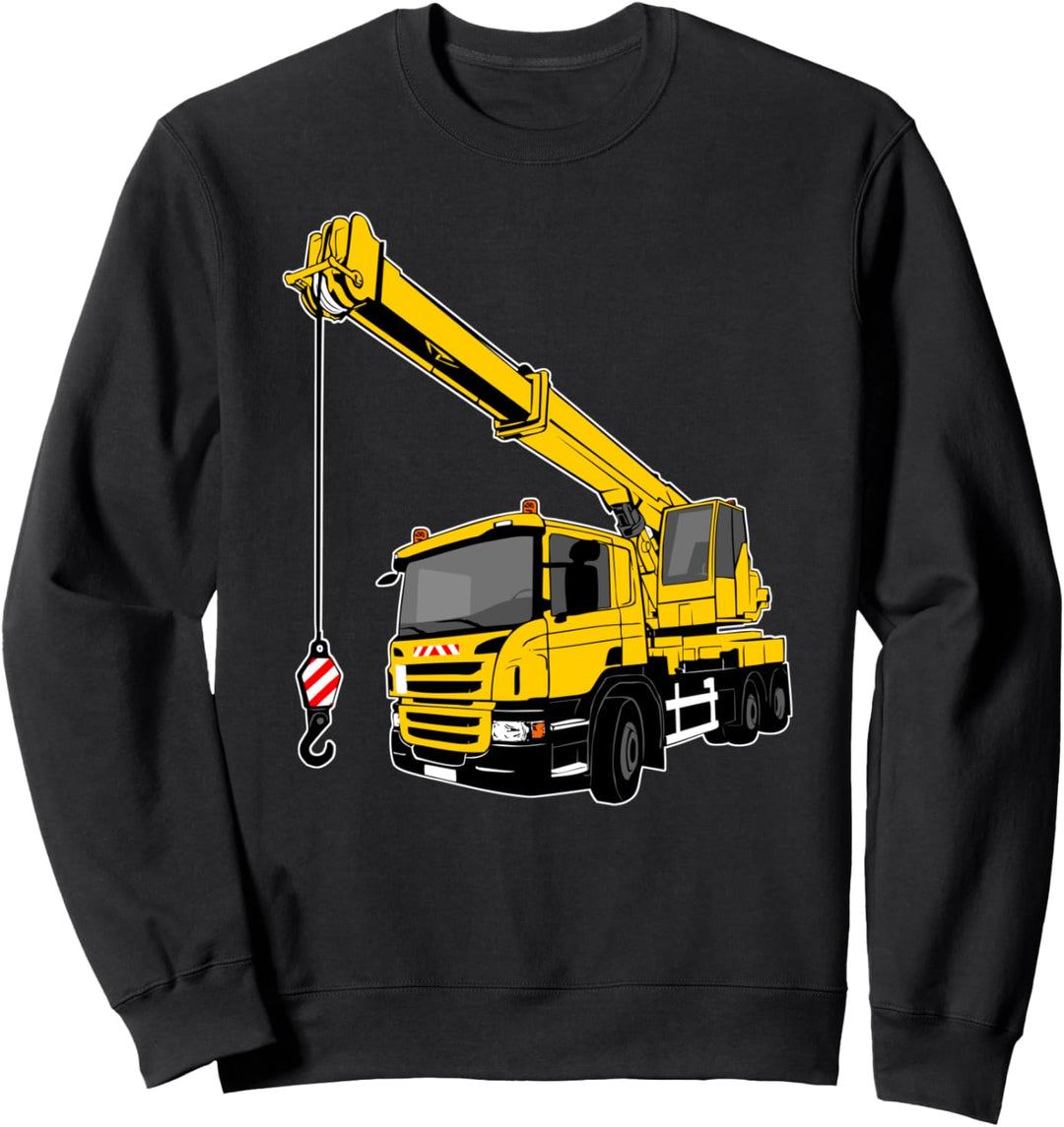 Kranauto Autokran Kranwagen Kran LKW Truck Baufahrzeug Sweatshirt