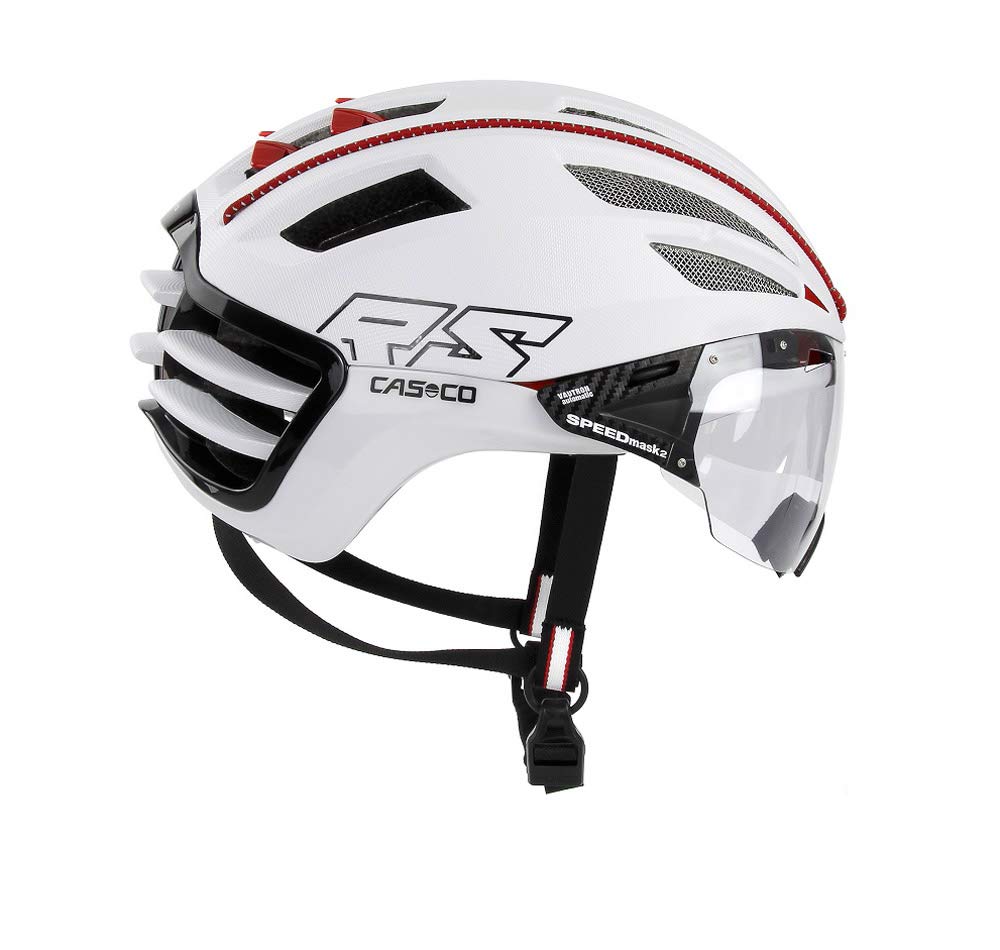 CASCO SPEEDairo2 RS Visier-Rennradhelm-White matt Weiss S, Weiss S