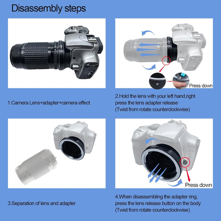 PK645-EOS Objektiv Adapter Adapterring,für PK645 (P645) SLR-Objektiv Kompatibel für EOS EF-S Kamera