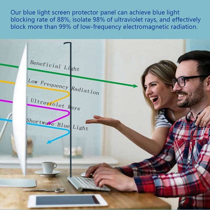 ALXDR Anti-Blaulicht-Bildschirmfilter für 24-Zoll-Monitor (für 23-24 Zoll) Diagonale 16:9/16:10) Des