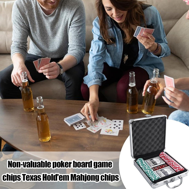 Pokerchips-Set Mit Etui | Blackjack-Poker-Chips-Set | Pokerset Für Kartenclubs, Hochwertiges Pokerch