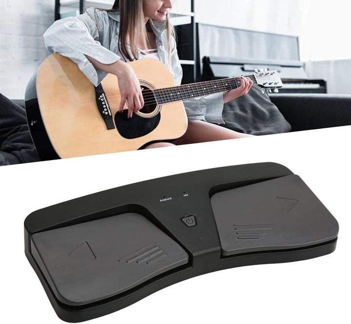 Page Turner, Portable Hands Smart Wireless Page Turner Pedal Universelles ABS-Material Gitarren Page