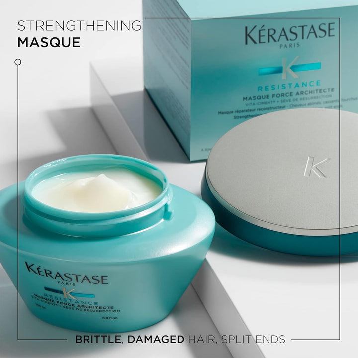 Kérastase | Haarmaske für geschädigtes und strapaziertes Haar, Aufbauend und stärkend, Masque Force