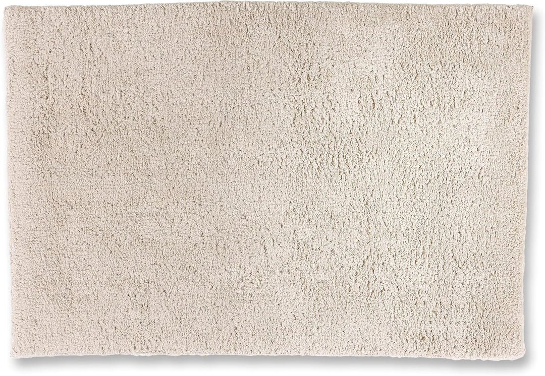Schöner Wohnen Kollektion Badteppich 60 x 90 cm – beidseitig verwendbar – waschbar – 100% Baumwolle