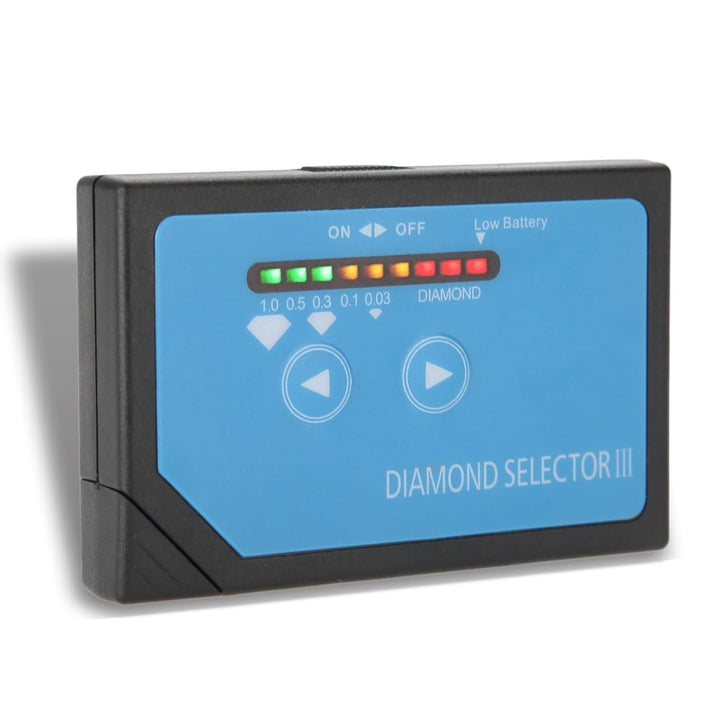 Diamant-Tester, praktisches tragbares Schmucktestwerkzeug Diamond Selector III mit LED-Anzeige für A
