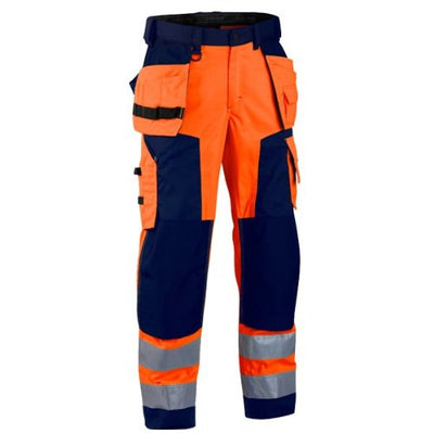 Blakläder High-Vis-Bundhose "Winter Softshell" Klasse 2, 1 Stück, C46, rot / schwarz, 156725175599C4