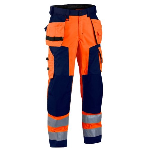 Blakläder High-Vis-Bundhose "Winter Softshell" Klasse 2, 1 Stück, C48, rot / schwarz, 156725175599C4