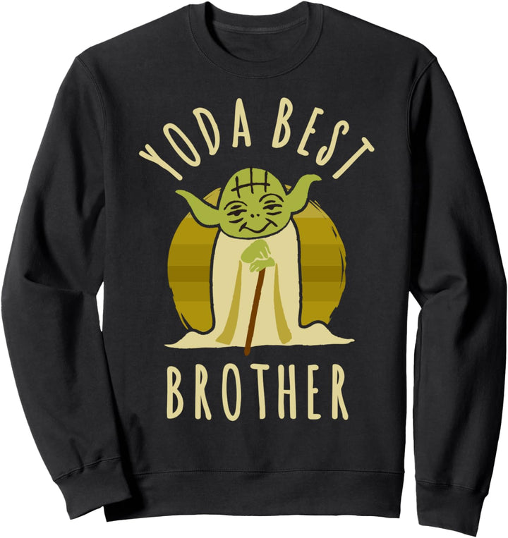 Star Wars Yoda Best Brother Cartoon Yoda Sweatshirt