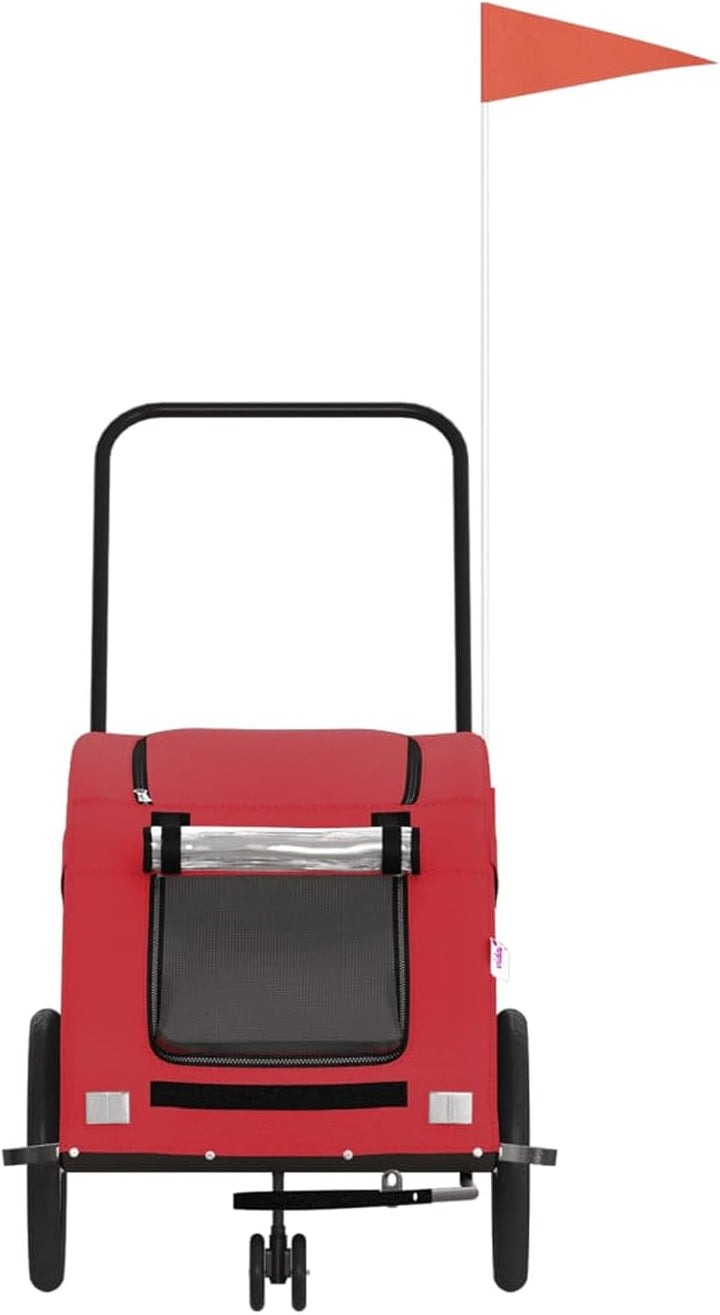 Gecheer Fahrradanhänger für Hunde, Robustes Oxford-Gewebe und stabiles Eisen, wasserdichter Hundetra