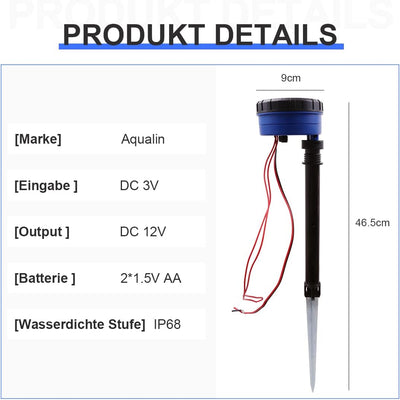 Aqualin 1-Station Garten Automatische Bewässerung DC 3V Eingangsregler Wasser Timer Bewässerung Syst