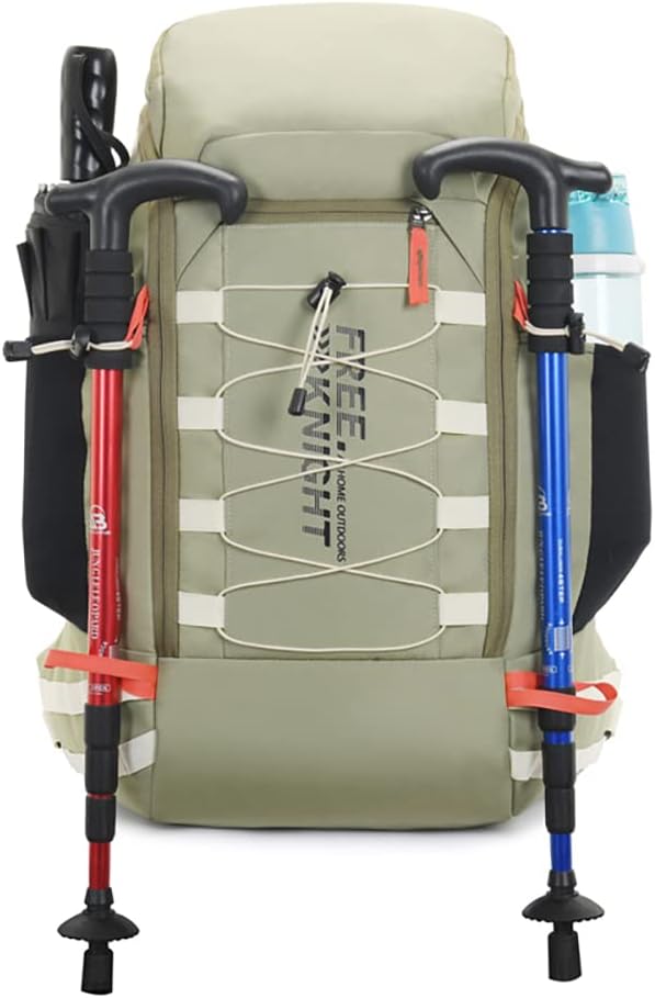Bseash 40L Leichter wasserdichter Wanderrucksack mit Regenschutz, Outdoor Sport Reise Tagesrucksack