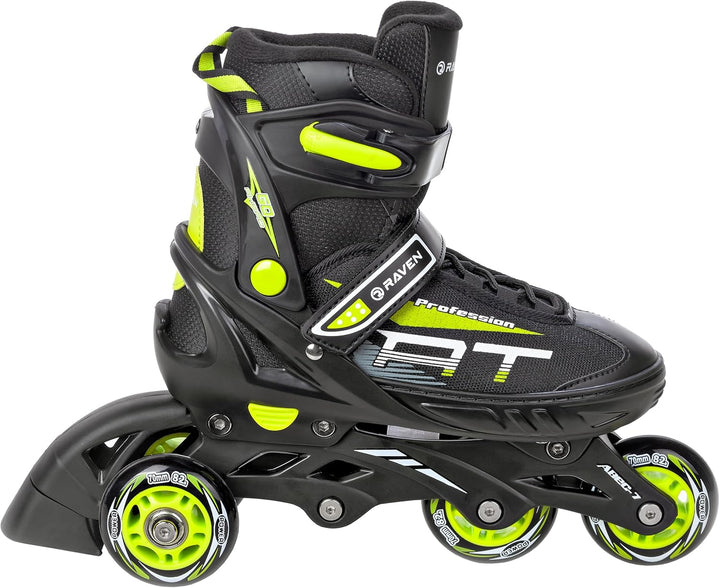 RAVEN Profession 3in1 Inlineskates Triskates Rollschuhe Inliner für Kinder und Erwachsene verstellba