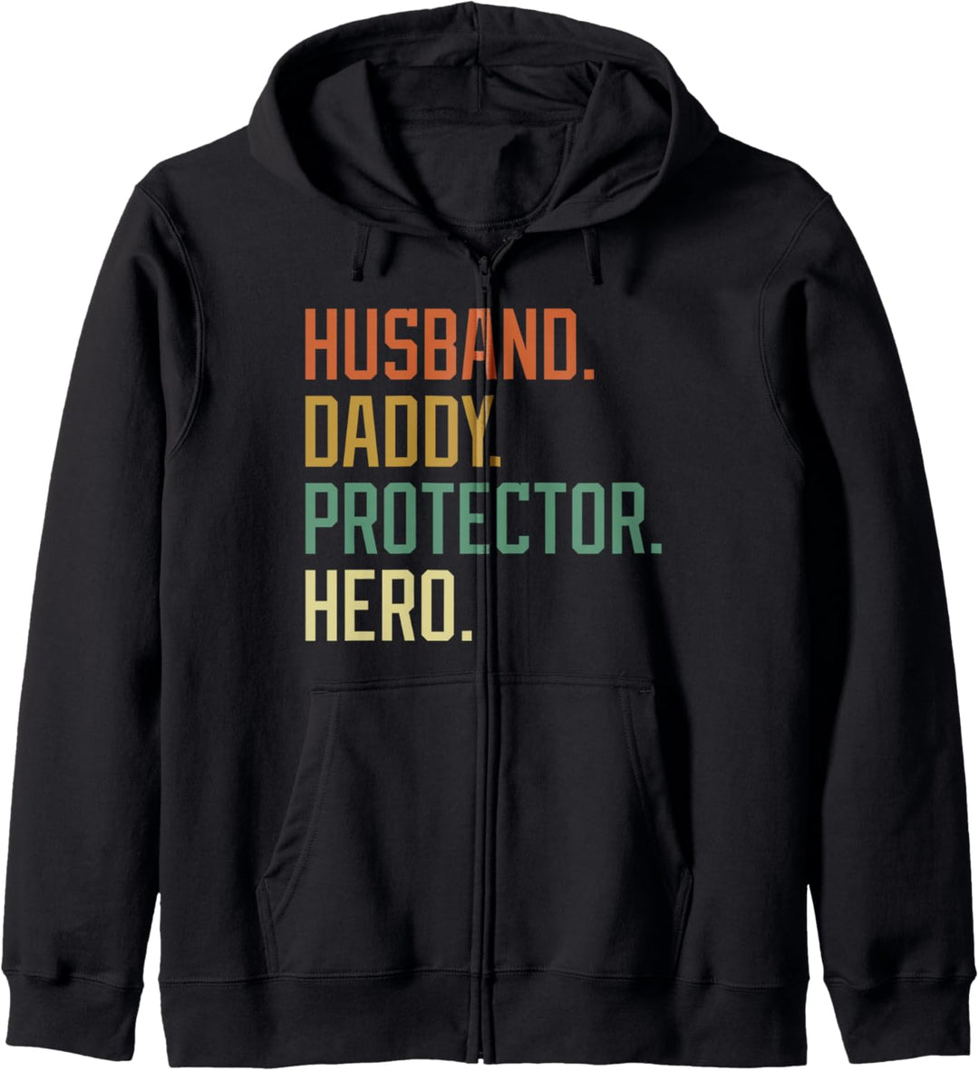 Husband Daddy Protector Hero Father's Day Birthday Dad Kapuzenjacke