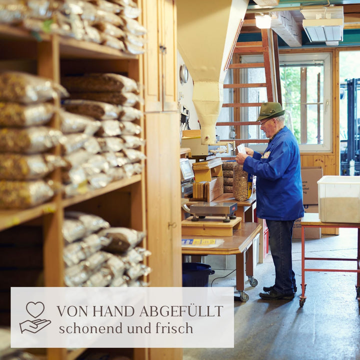 Leimüller Taubenfutter kleinkörnig ohne Erbsen & Mais 25 kg - Artgerechtes Futter ohne GVO und Staub