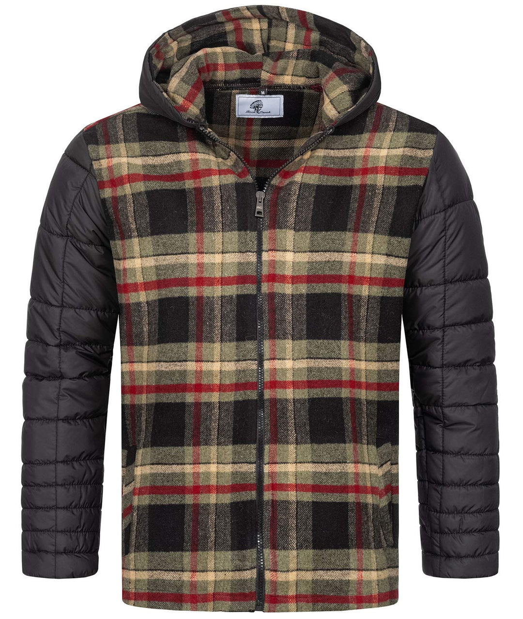 Rock Creek Herren Übergangsjacke Karierte Flanelljacke H-265 M Dunkelgrün, M Dunkelgrün