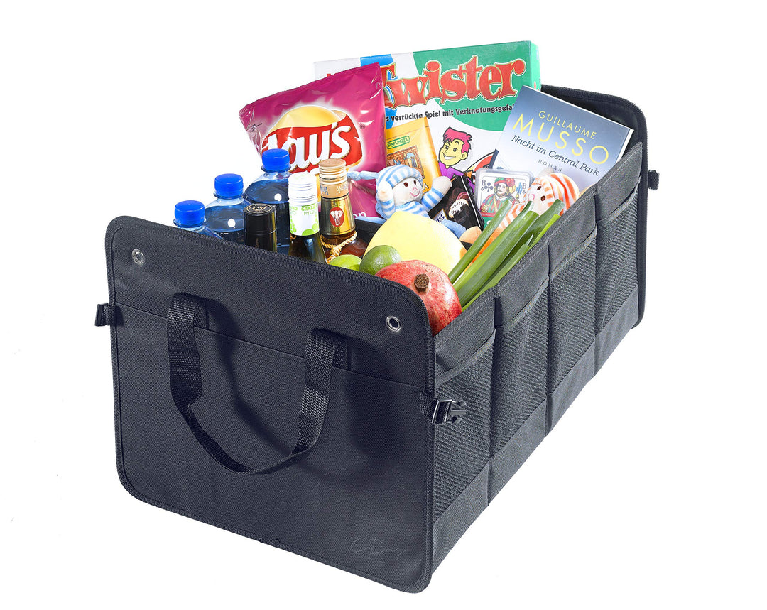 CB Präsentwerbung GmbH Kofferraumtasche gross aus Polyester mit stabilem Boden - Klappbox Kofferraum
