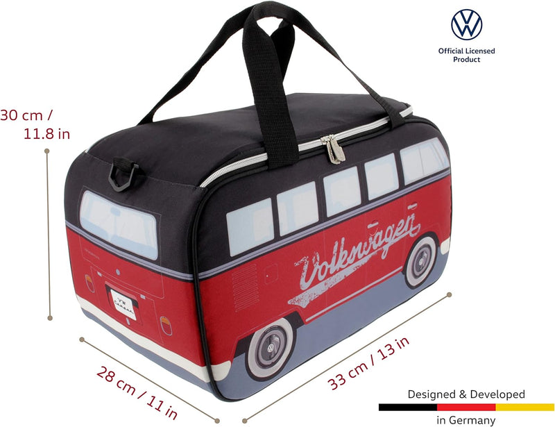 BRISA VW Collection - Volkswagen isolierte Kühl-Wärme-Thermo-Picknick-Lunch-Tasche-Box für Lebensmit