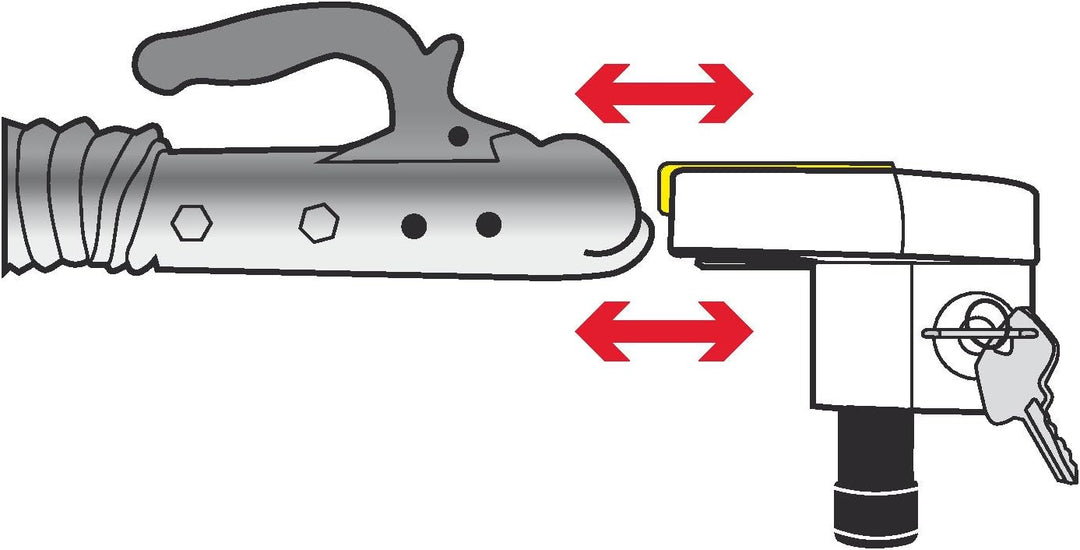 LAMPA 65404 Diebstahlsicherung für Anhänger