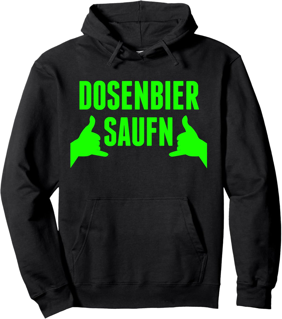 Dosenbier Saufen Geschenk für Party Pullover Hoodie