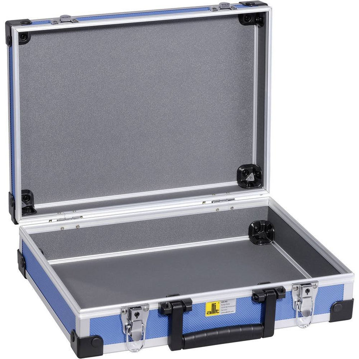 allit 424120 Utensilien-Koffer AluPlus Basic, Gr”áe: L, blau, Nutz: 33x24,5x9 cm/aussen: 34,5x28,5x1