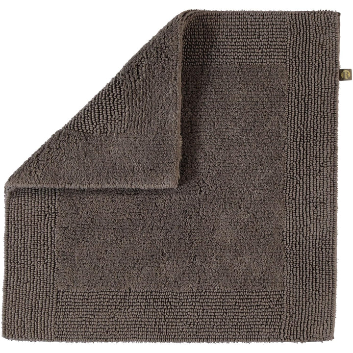 RHOMTUFT Prestige Badvorleger, 100% Baumwolle, 58 Taupe, 60 x 60 cm, WC-Vorleger ohne Passform 60 x