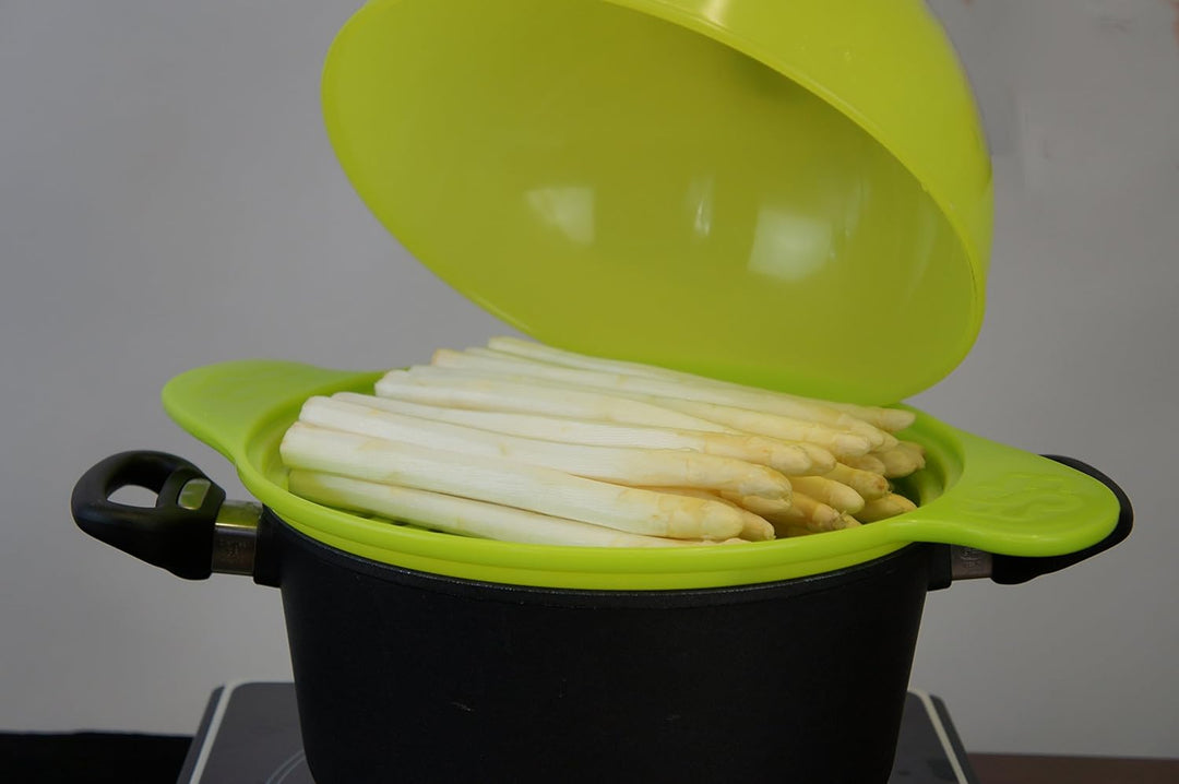 Muxel´s Dampf-Gar und Spätzle Set zum Spätzle schaben und einfachem Dampfgaren