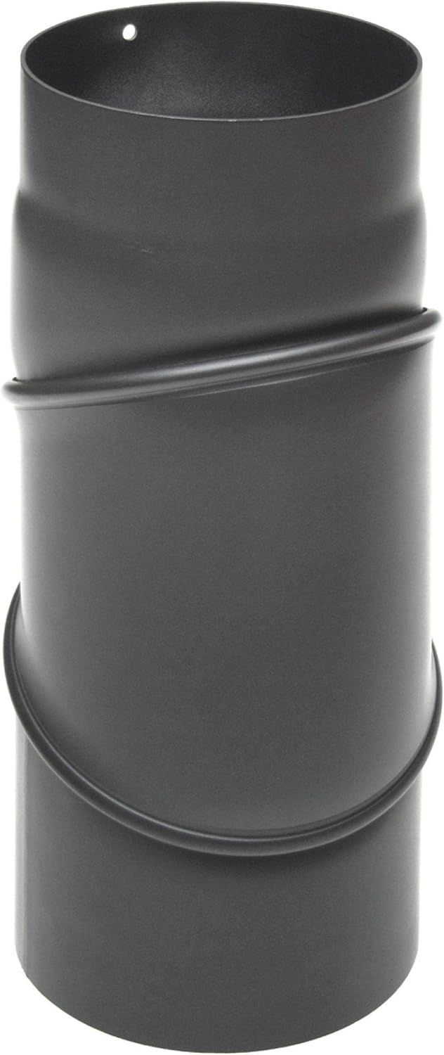 raik Rauchrohrbogen/Ofenrohrbogen 0-90° drehbar 3-teilig 160 mm Durchmesser Stahlblech 2 mm Gussgrau