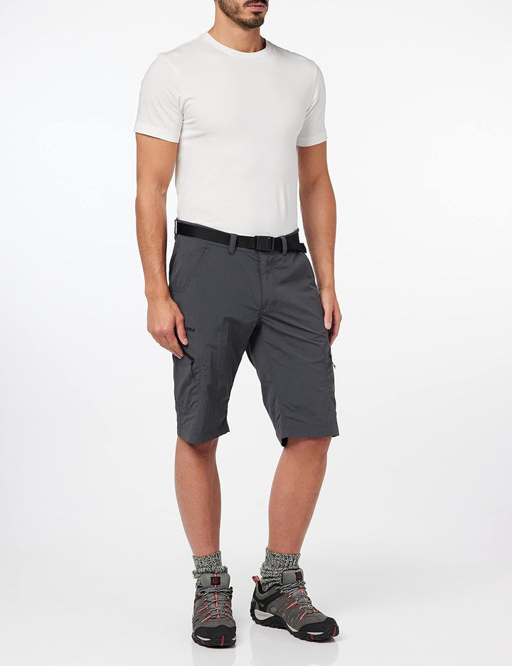 Schöffel Herren Shorts Silvaplana2, vielseitige Wanderhose mit separatem Gürtel, Outdoor Hose mit pr
