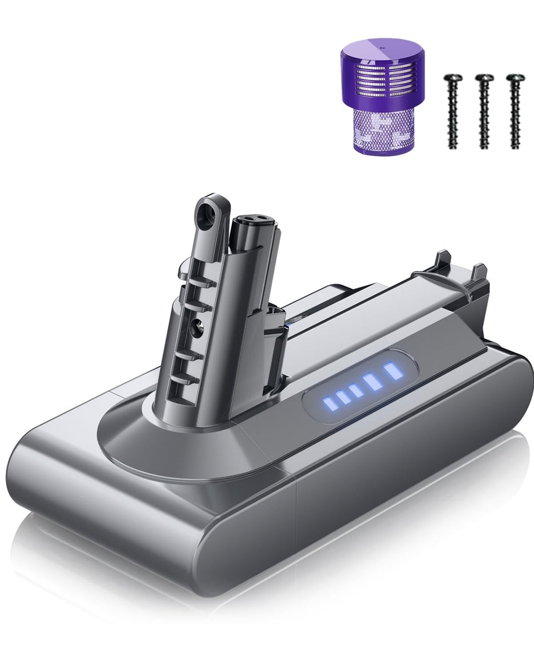 Akku für Dyson V10, Powtree Ersatzakku für Dyson V10 SV12 Absolute Animal Motörhead Fluffy Total Cle
