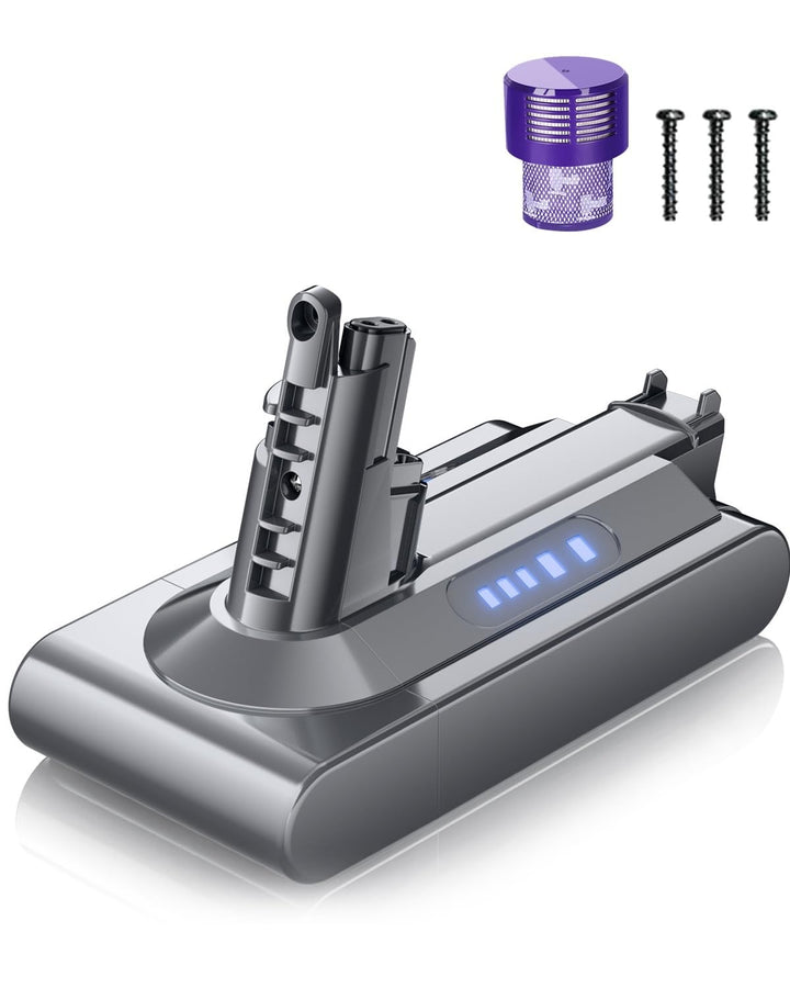 Akku für Dyson V10, Powtree Ersatzakku für Dyson V10 SV12 Absolute Animal Motörhead Fluffy Total Cle