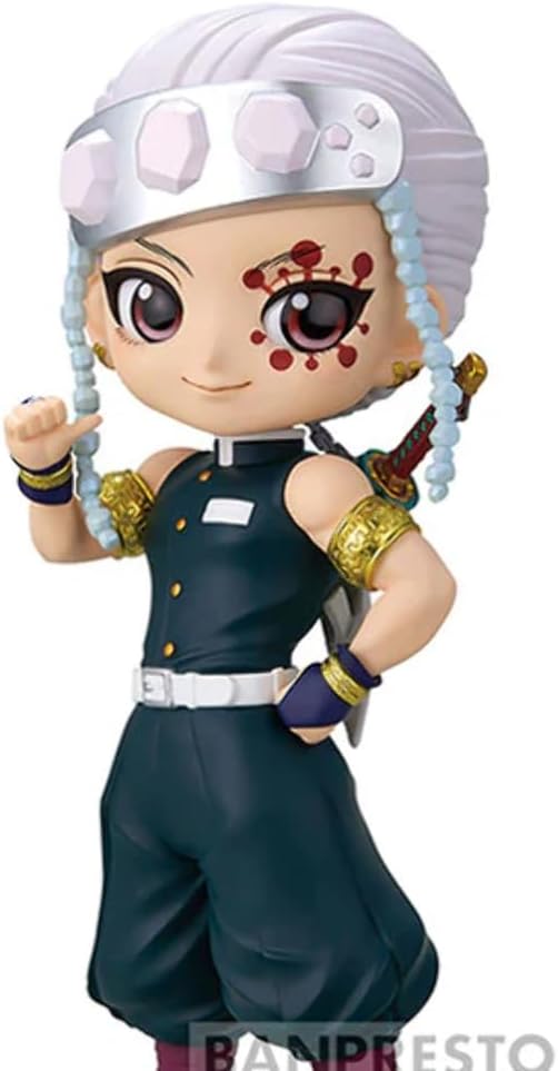 Banpresto Demon Slayer - Tengen Uzui - Q Posket 15cm Mehrfarbig, Mehrfarbig