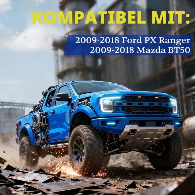 ARANA Heckklappen-Gasfedern für Ford Ranger 2009-2018, Hubfeder-Dämpfer für Mazda BT-50 2009-2018 mi