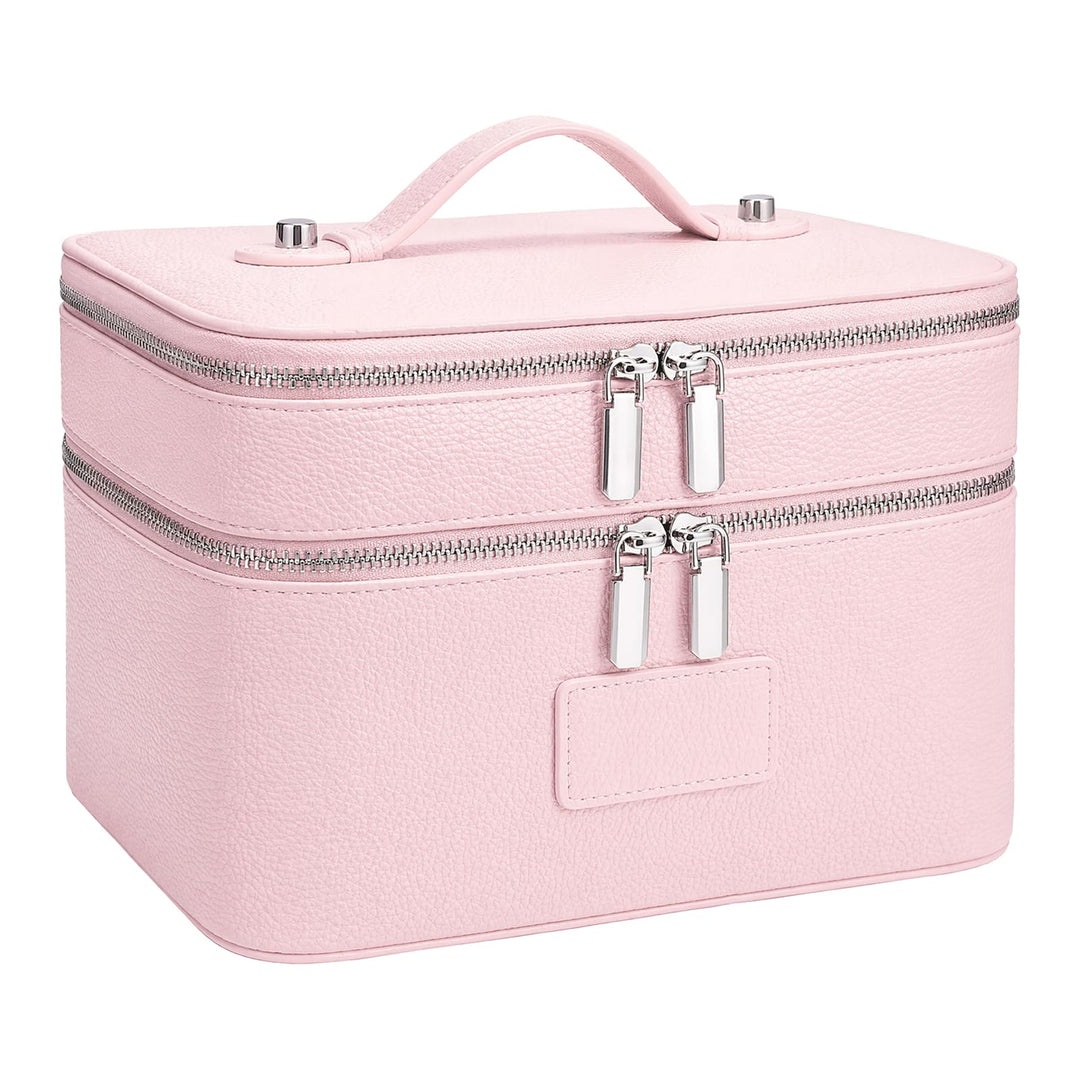 Kosmetiktasche,Kulturtasche Damen,Make up Tasche Mit Grossem Fassungsvermögen und Zwei Ebenen,Reise-