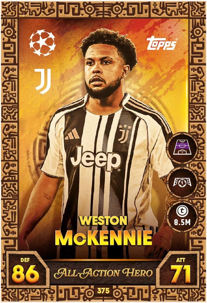 Topps UCC Match Attax 2025/26 - Mega Tin - Battlers - enthält 45 Match Attax Karten plus 3 exklusive